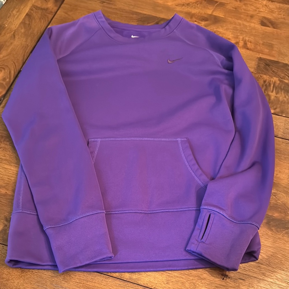✅ CLOSET CLOSING SOON Nike Purple Therma-Fit Crewneck Pullover